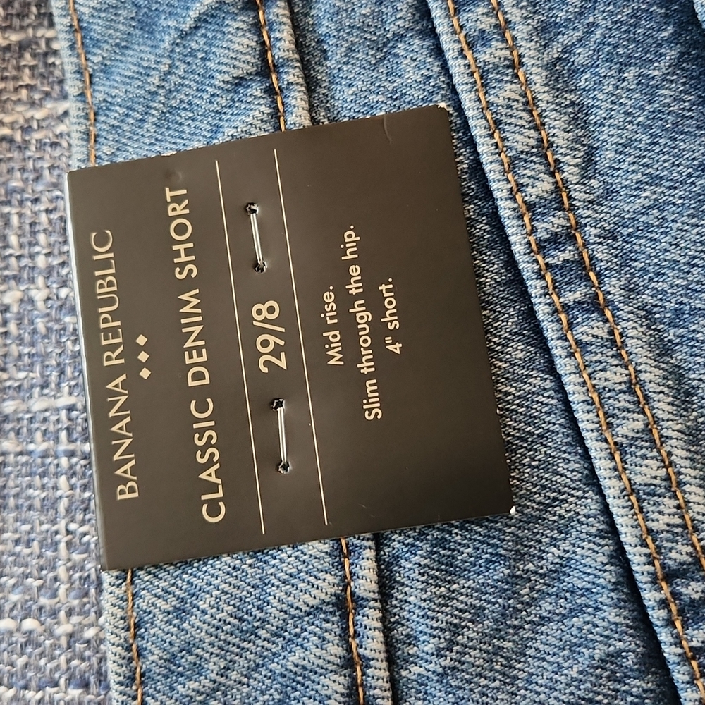 NWT BANANA REPUBLIC | Classic Denim Shorts - Picture 5 of 8